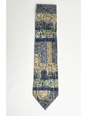 Parker Sage New York 100% Silk Celtic Print "Love" Necktie - New
